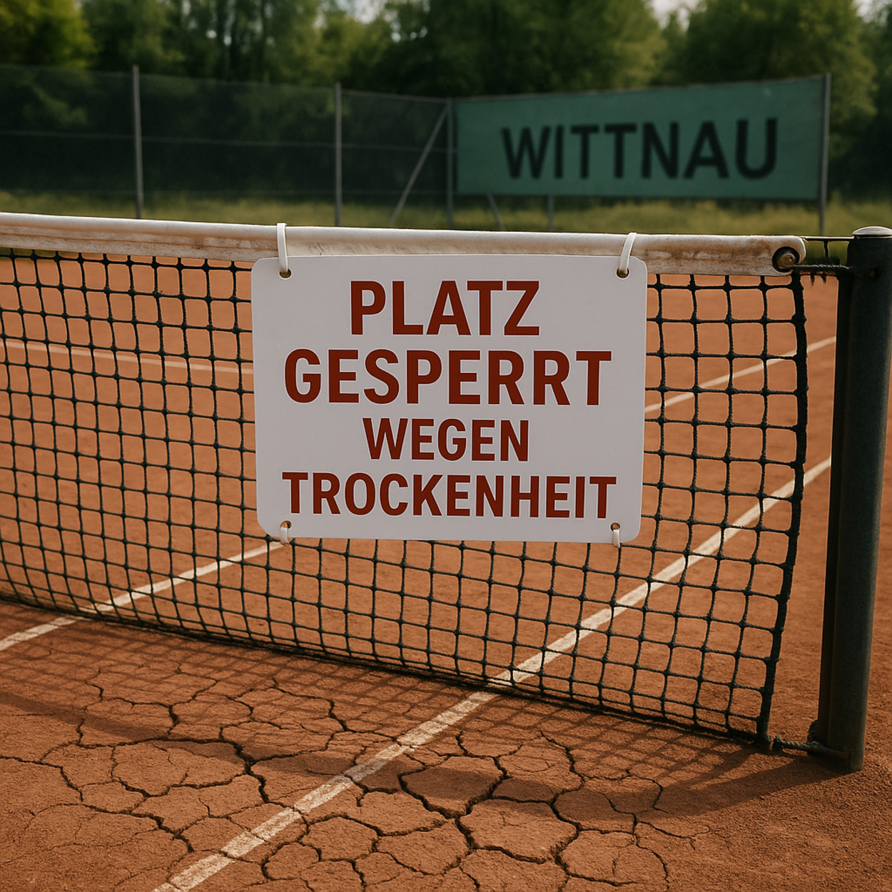 Sperre der Plätze in Wittnau wegen anhaltender Trockenheit